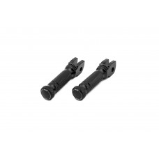 Gilles RGK2 Foldable Rider Footpegs for the Kawasaki Z1000 (2010-2016  Z1000SX  Z750R  Z800  ZX-10R (2004-2012)  ZX-12R  ZX-6R (2003-2016)  ZX-6RR (2003-2006)  and ZX-6R 636 (2013-2016)
